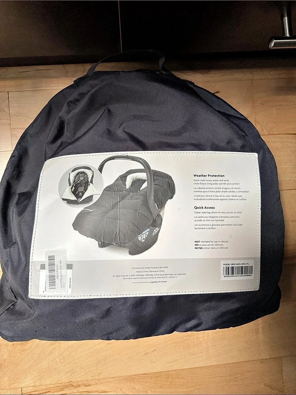 UPPAbaby Mesa Car Seat Travel Bag Black & Gray